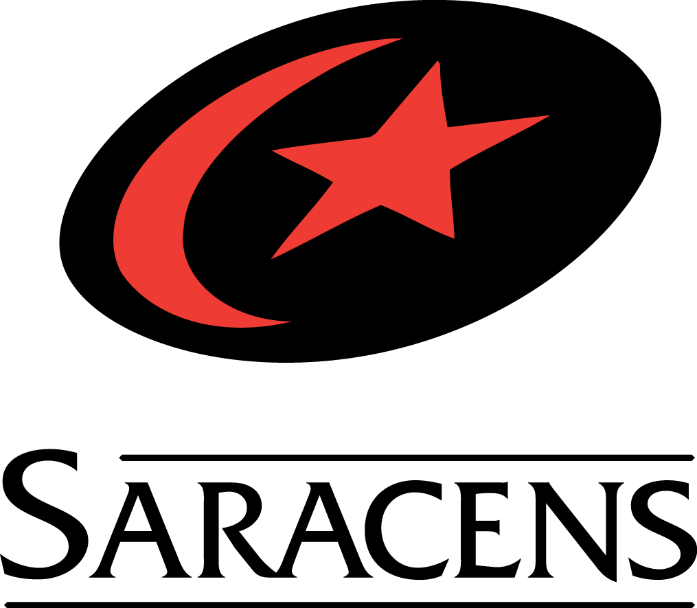 saracens pres primary logo t shirt iron on transfers